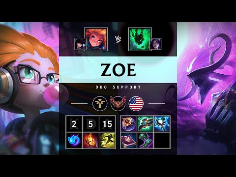 Zoe Support vs Thresh - NA Grandmaster Patch 25.21