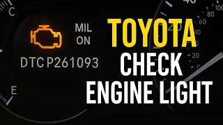 Toyota Check Engine Light FIXED! | DTC P261093 MIL ON Explained (Camry, Prius, Tacoma, Sienna)