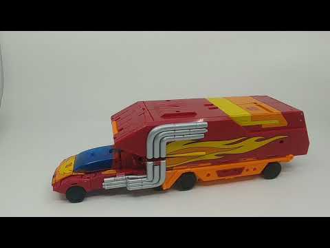 Chuck's Reviews Transformers Kingdom Commander Class Rodimus Prime