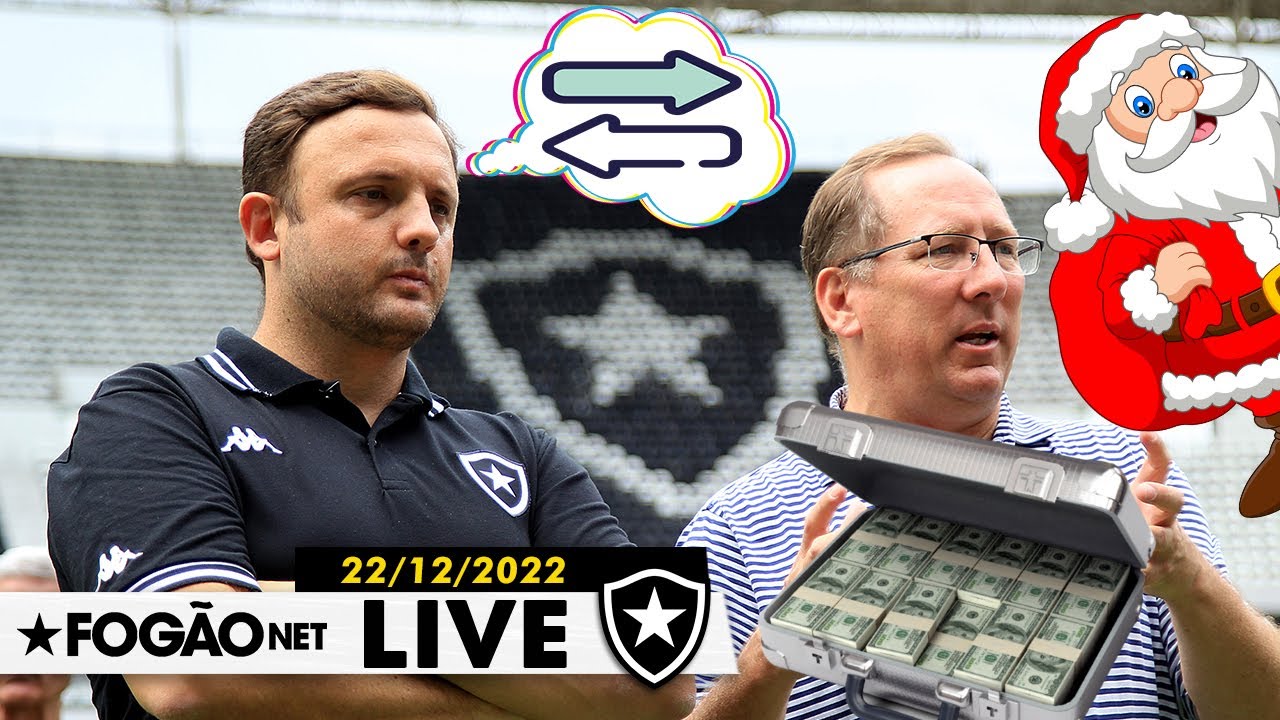LIVE | Botafogo terá presente de Natal? Qual o orçamento do futebol para 2023?