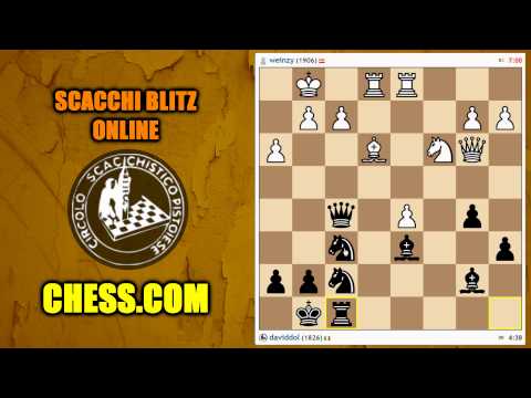 SCACCHI Partite Online 17 - chess.com - Sopravvivere al sacrificio in f7 - LIVE