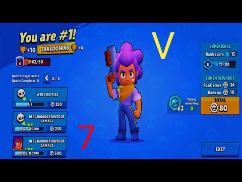 Brawl Stars - Gameplay Walkthrough Part 7 - Shelly Fighter: Showdown+ (Ios,Android)