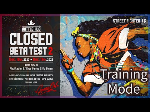 Street Fighter 6 - CLOSED BETA TEST 2 - Training Mode Options