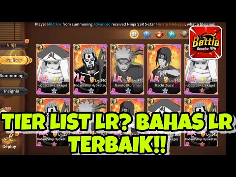 TIER LIST LR BATTLE KONOHA