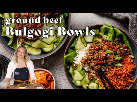 Quick and Easy GROUND BEEF BULGOGI Bowls
