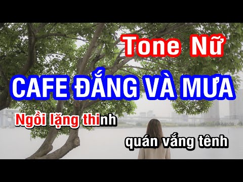 Karaoke Cà Phê Đắng Và Mưa Tone Nữ | Nhan KTV