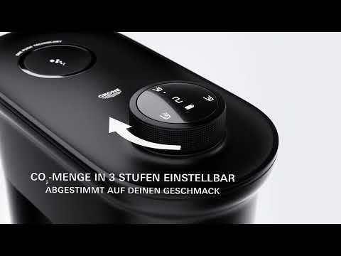 NEU: Der GROHE Blue Fizz Wassersprudler – Funktionen