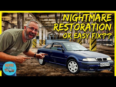 First Look at the Scrap Rover 220 Coupe Tomcat | Restoration Disaster Or Easy Fix??