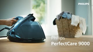 Philips PerfectCare Automatic Compact Steam Generator Iron 2400W Pink and White