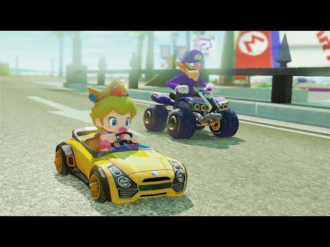 MARIO KART 8 🚗 Flower Cup 50 CC 🚗 Baby Peach Gameplay NINTENDO