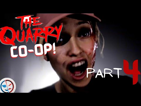 We are being HUNTED! - THE QUARRY CO-OP Part 4! - (CHAPTER 4) Walkthough Gameplay