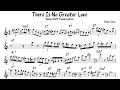 There Is No Greater Love - Sonny Stitt - Eb Alto Saxophone Transcription