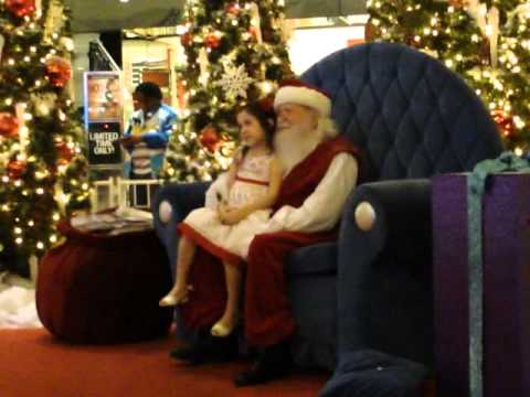 Meeting Santa Claus - 12/23/2010