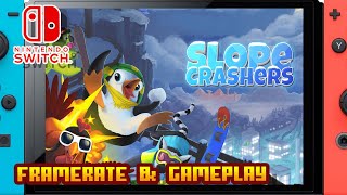 Slopecrashers - (Nintendo Switch) - Framerate & Gameplay - 4K