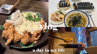 【vlog】日韓カップルの맛집居酒屋デート🍢