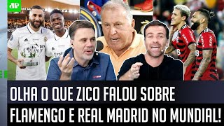 Exagerou? Fala de zico sobre Flamengo e Real Madrid no Mundial provoca debate