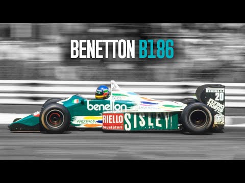 Benetton B186 - O carro mais potente da história da Fórmula 1