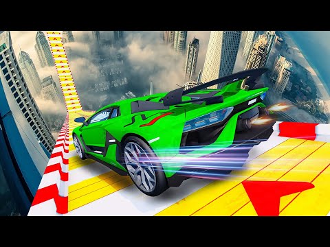 Impossible Stunt Car Tracks 3D: Green Car Driving Stunts Level 12-13/ Android GamePlay 2023 part -11