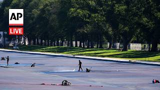 LIVE: Refilling of the Lincoln Memorial Reflecting Pool