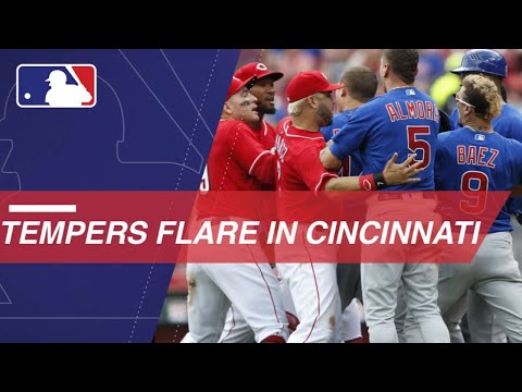 Tempers flare after Garrett strikes out Baez