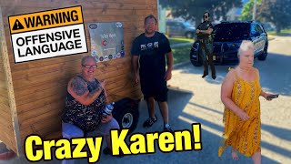 Crazy Karen Harassing Us While Magnet Fishing (COPS CALLED)
