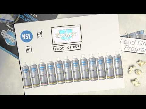 Why Sprayon: NSF H1 Food Grade Lubricants - Allergen FREE