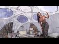 CAMPING IN HEAVY RAIN WITH A NEW LUXURY TENT SOUNDS OF NATURE