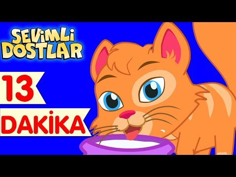 Kedi Miyav Dedi ve Sevimli Dostlar ile Çizgi Film Çocuk Şarkıları 2017