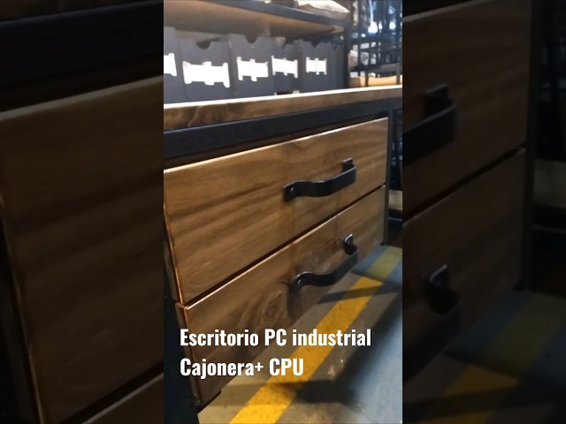 Vídeo relacionado con RICOO Escritorio pequeño 82x76x60cm WM089-EW Mesa Ordenador Organizador Oficina Muebles de hogar Buro PC Gaming Secreter Madera Roble marrón