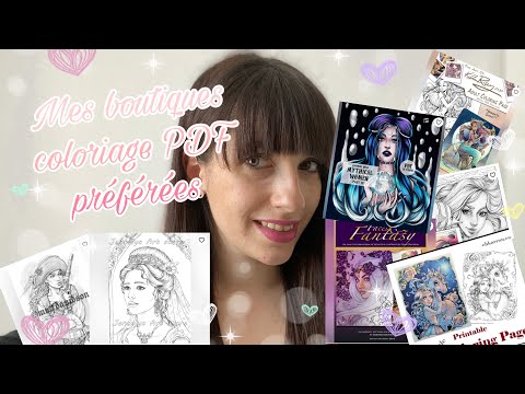 Mes boutiques coloriages adultes PDF préférées