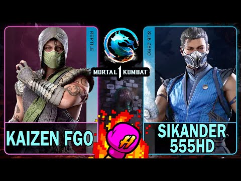 MK1 Kaizen FGO (REPTILE) VS Sikander555HD (SUB-ZERO)🥊Mortal Kombat 1🥊4K 60ᶠᵖˢ