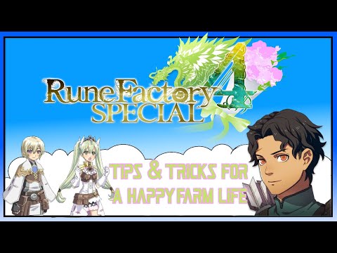 Rune Factory 4 Special Tips and Tricks on Your PP ( Prince Points )