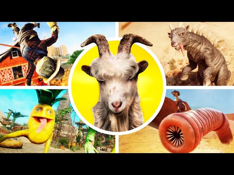 Goat Simulator 3: Baadlands Furry Road - All Events & Ending