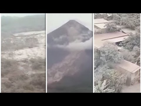 Guatemala volcano eruption video: Hair-raising footage shows Fuego's path of DESTRUCTION