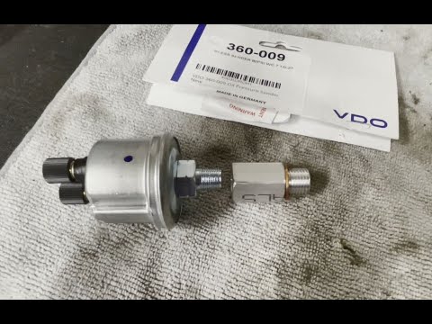 Volvo Redblock - Oil Pressure Sender Install - 1991 Volvo 940 SE