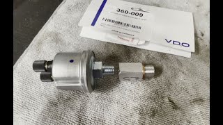 Volvo Redblock - Oil Pressure Sender Install - 1991 Volvo 940 SE