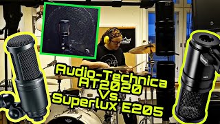 Video thumbnail for Mic VS. Mic - Audio-Technica AT2020 vs. Superlux E205 by Juveri Setila