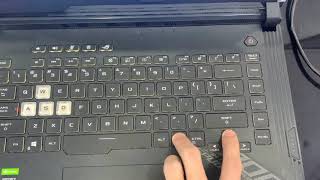 How to Turn On/Off Keyboard Lights on ASUS ROG STRIX G15 G512 laptop