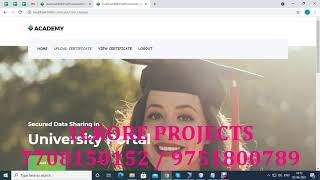 Secured Data Sharing in University Portal