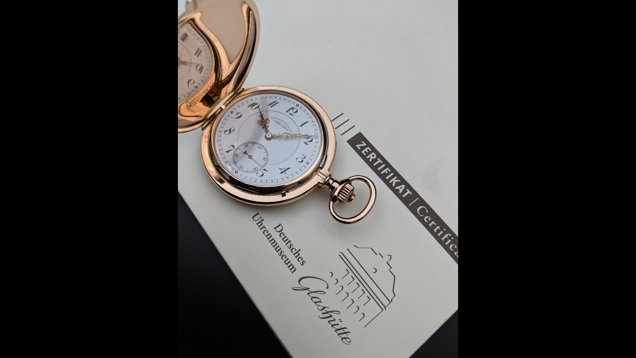 A. Lange & Söhne Gold Pocket Watch Video Review