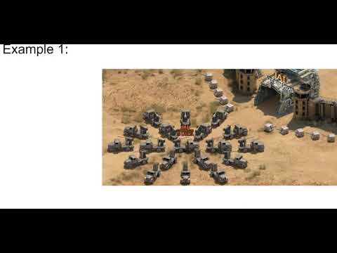 Ways to attack the troops near level 3 flaks in Desert Order