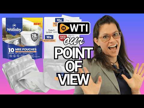 Wallaby MRE Meal 15 Mil Gusset Mylar Bags - WTI product video review