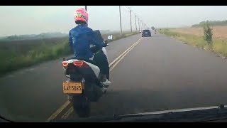 安全距離不讓插 一轉彎就來擋車