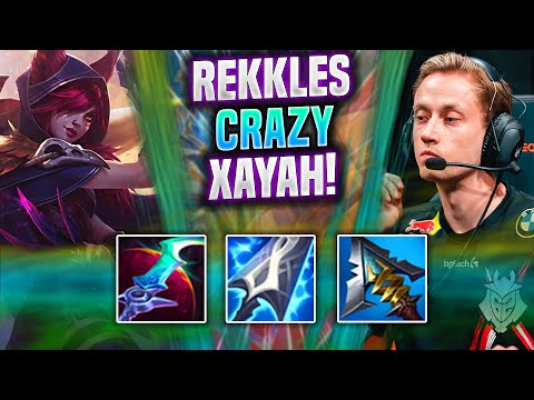 REKKLES CRAZY GAME WITH XAYAH! - KC Rekkles Plays Xayah ADC vs Jhin! | Season 2022