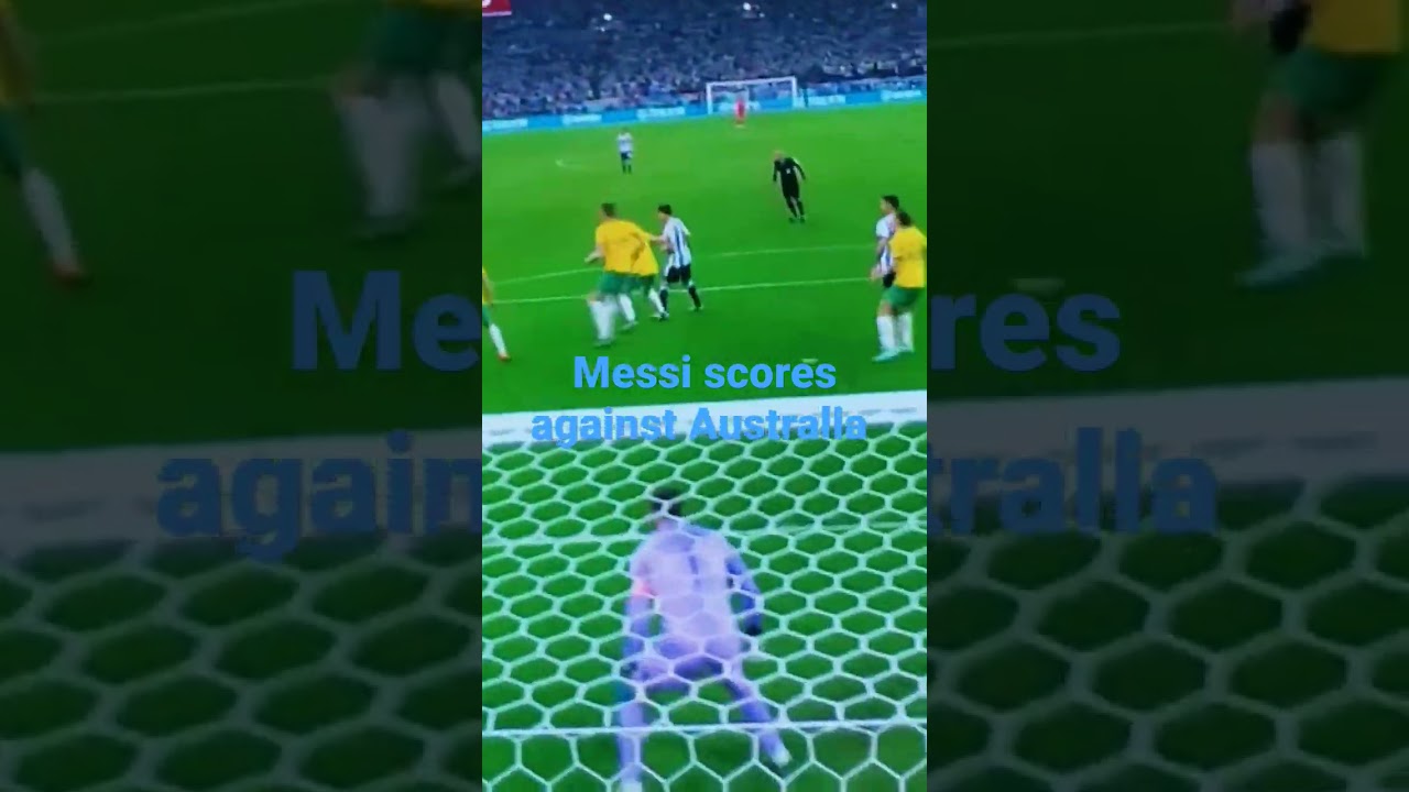 Messi scores for Argentina 🇦🇷 against Australia 🇦🇺  round of 16 Qatar 🇶🇦  22 world cup