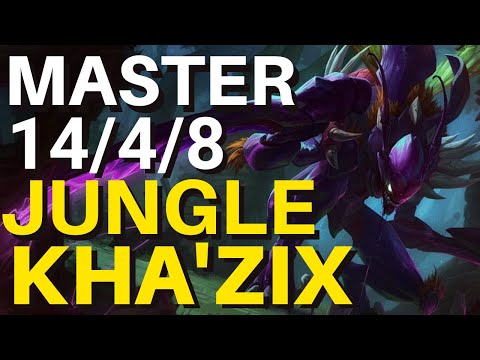Kha'Zix JUNGLE vs Kayn - Master gameplay patch 11.2