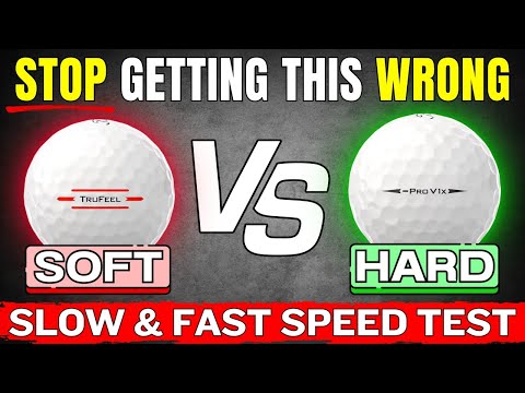 DON'T Play This Ball If You Have A Slow Swing Speed (HARD vs SOFT Ball Test) At Fast & Slow Speeds!