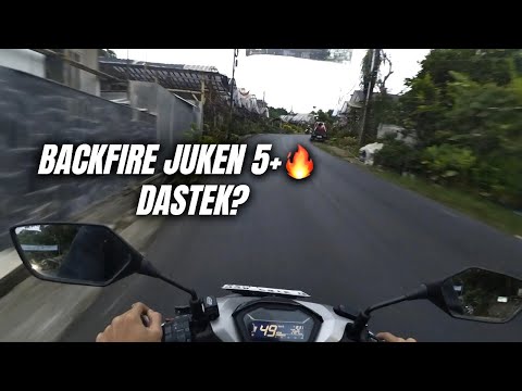 SETTING DAN TEST BACKFIRE 🔥 DASTEK ECU JUKEN 5+❗️VARIO 150 NEW ❕