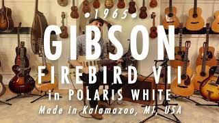 Video thumbnail for 1965 Gibson Firebird VII Electric Guitar in Polaris White played by Chase Potter // SOUND CHECK by Retrofret Vintage Guitars