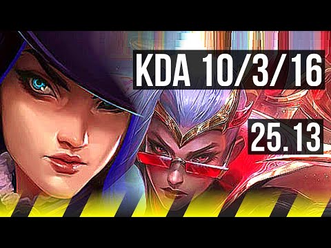 CAITLYN & Senna vs VAYNE & Poppy (ADC) | 10/3/16 | KR Master | 25.13